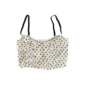 urban outfitters polka dot corset tank - size medium